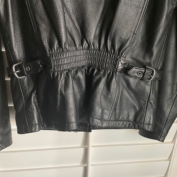 Women's Harley Davidson Leather Jacket Small - Picture 6 of 14